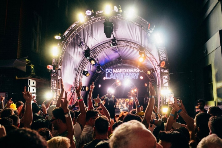 SYDNEY GAY AND LESBIAN MARDI GRAS LANEWAY PARTY